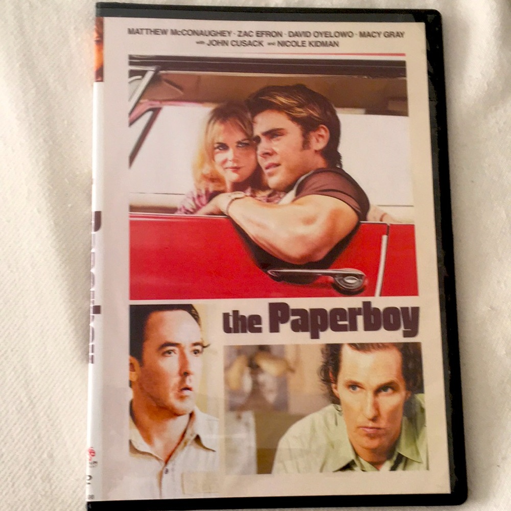 🍿 4/$20 The Paperboy DVD Matthew McConaughey Nicole Kidman Thriller Movie